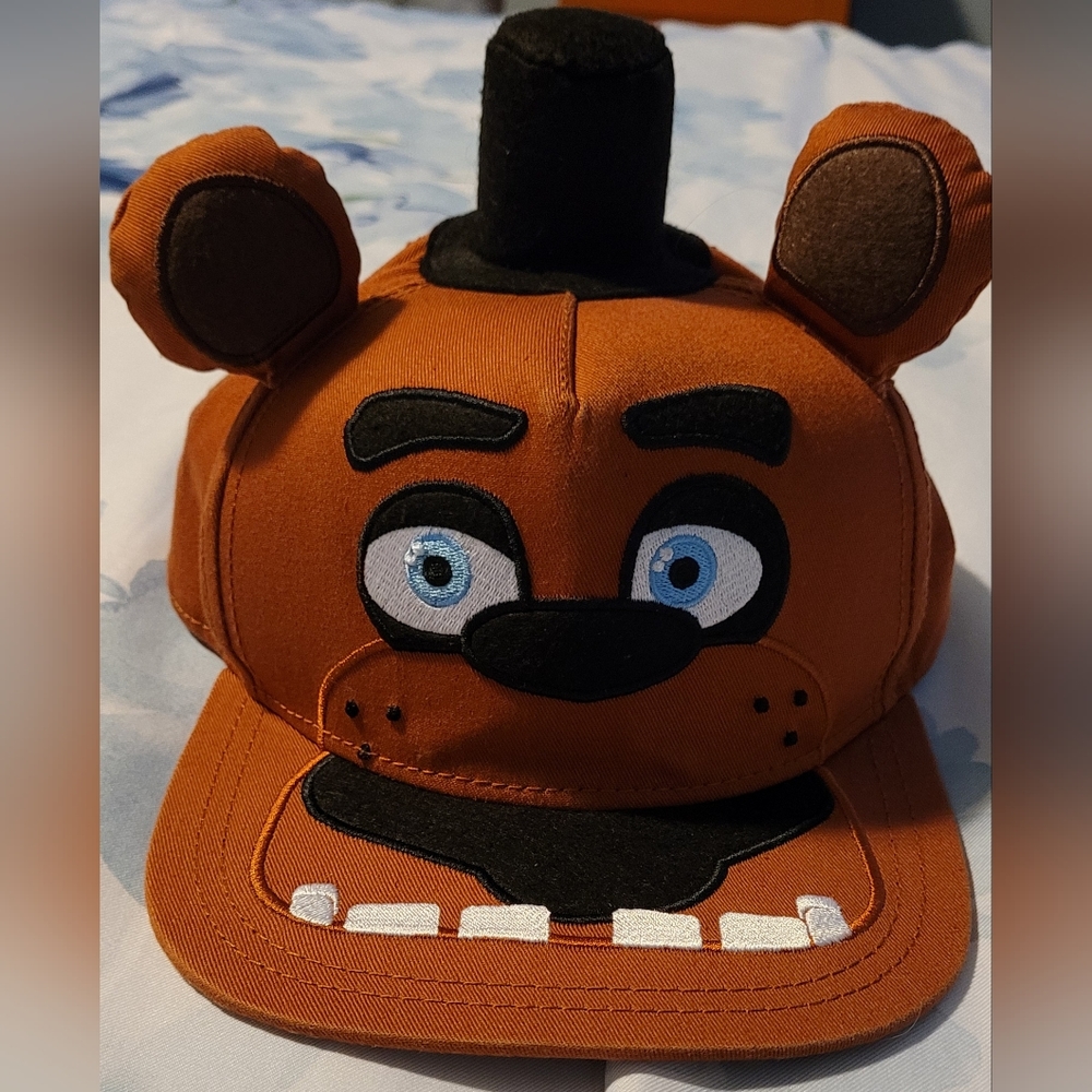 FNAF Snap back Freddy character hat